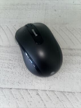 Microsoft Wireless Mobile Mouse 4000 Black With Dongle Model 1383 Tested & Works